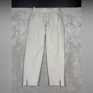 Athleta, Women's Brooklyn Mid-Rise Ankle Pants, Beige, Size 4 In EUC